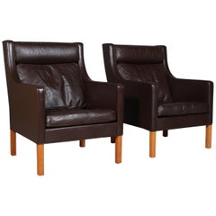 Børge 
Peter Mogensen Pair of Lounge Chairs