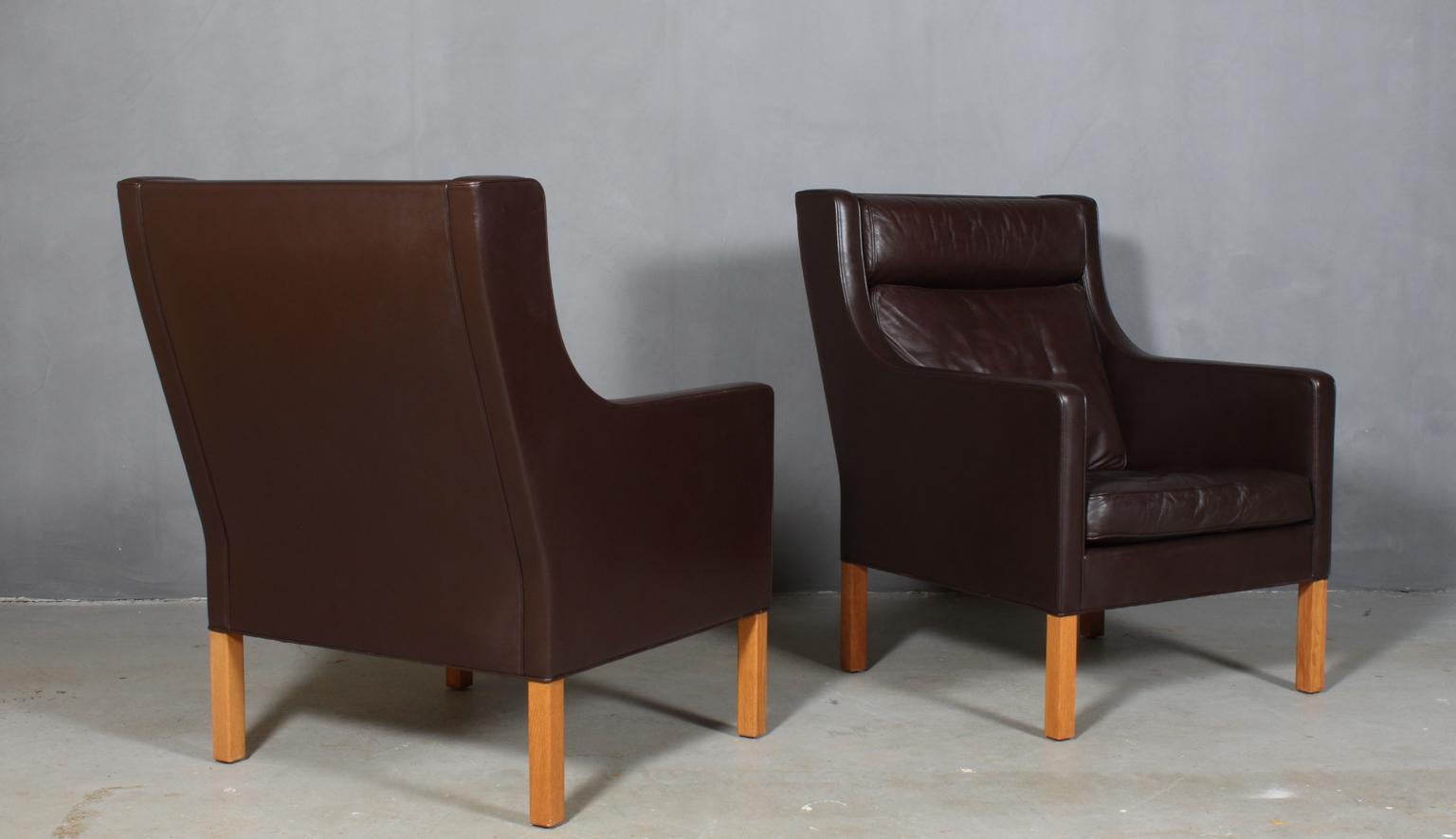 Mid-20th Century Børge & Peter Mogensen Pair of Lounge Chairs