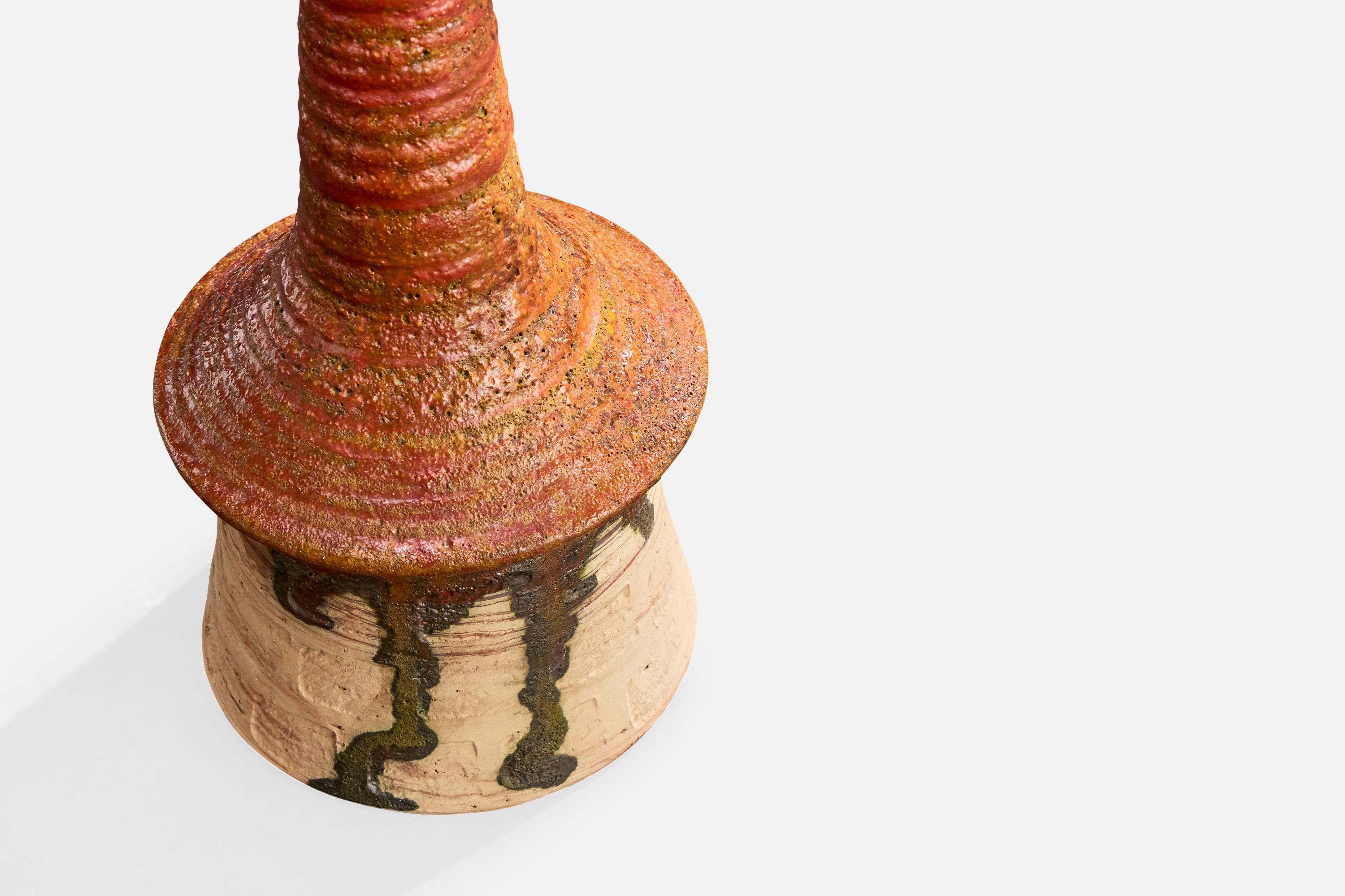 Børge Wernonch, Lámpara de sobremesa, Gres, Dinamarca, Década de 1940 Sueco en venta