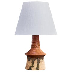 Børge Wernonch, Table Lamp, Stoneware, Denmark, 1940s Børge Wernonch, Table Lamp, Stoneware, Denmark, 1940s