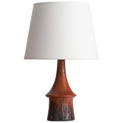 Børge Wernonch, lampe de table, grès, Danemark, années 1940