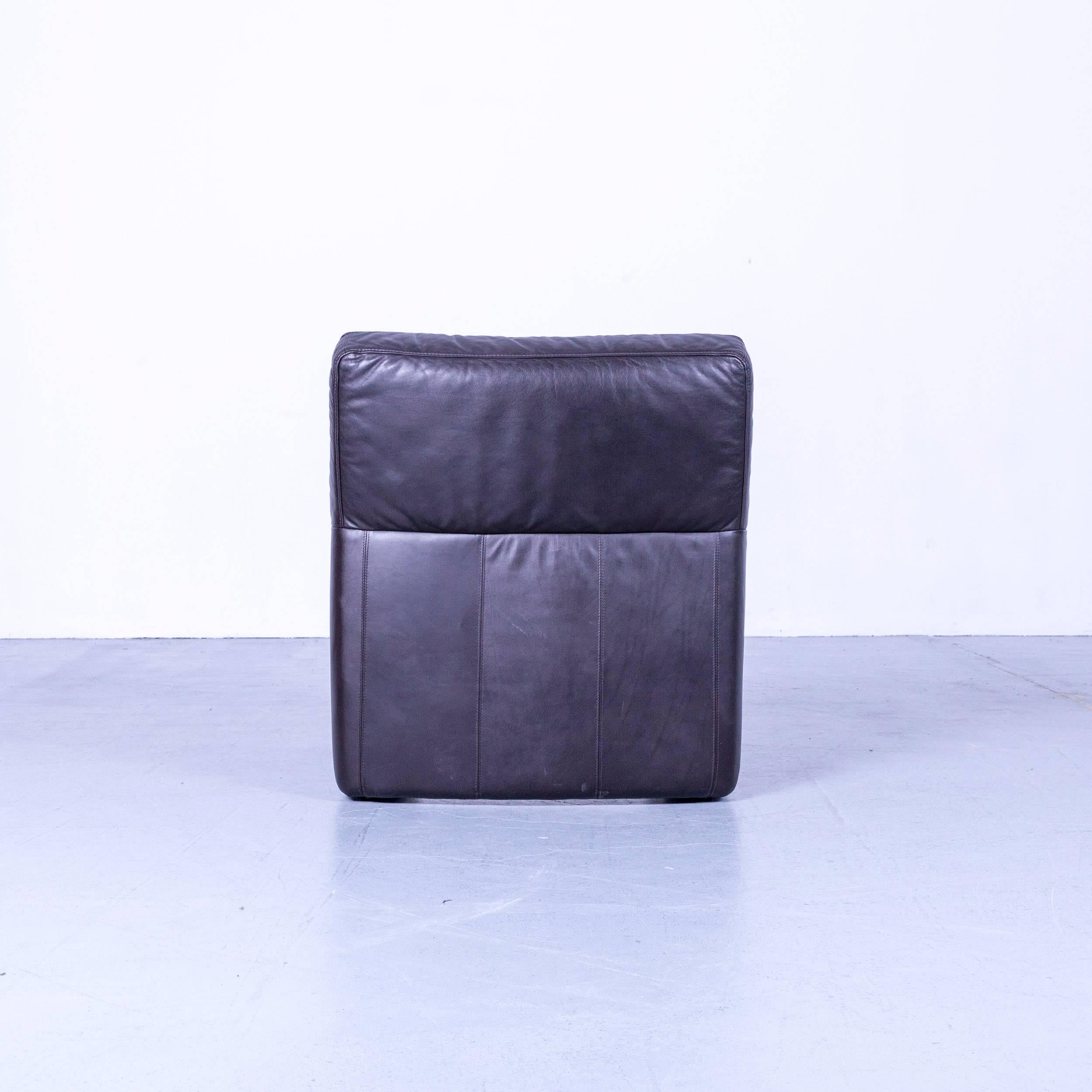 Brühl & Sippold Visavis Designer Armchair, Brown One-Seater 1