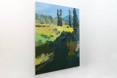 "A Propensity for Growth" Abstracted Landscape Oil Painting