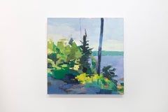 Bri Custer - "Belonging" Abstracted Landscape Oil Painting "Belonging" Abstracted Landscape Oil Painting