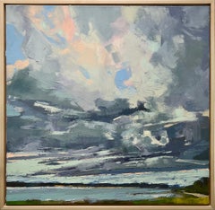 sky bri oil "Complexities, " Abstract Landscape Oil Painting