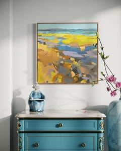 "Discovery" Abstracted Landscape Oil Painting