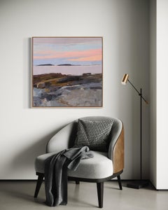 "Extol" Abstracted Landscape Oil Painting