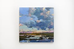 Bri Custer - "Missed" Abstracted Landscape Oil Painting "Missed" Abstracted Landscape Oil Painting