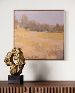 "Misstep" Abstracted Landscape Oil Painting