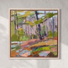 "Potential" Abstracted Landscape Oil Painting