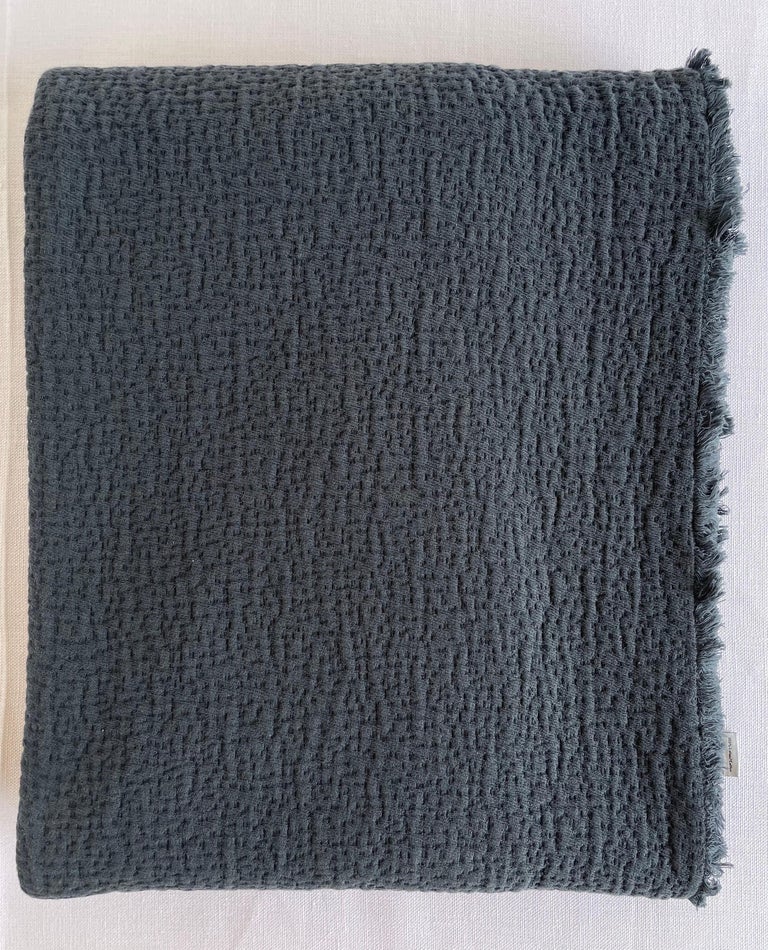 Bria Matelasse French Cotton Throw For Sale at 1stDibs