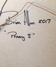 The Primary 3 series Acrylic on Metal by Laguna Beach artist, Brian Allan