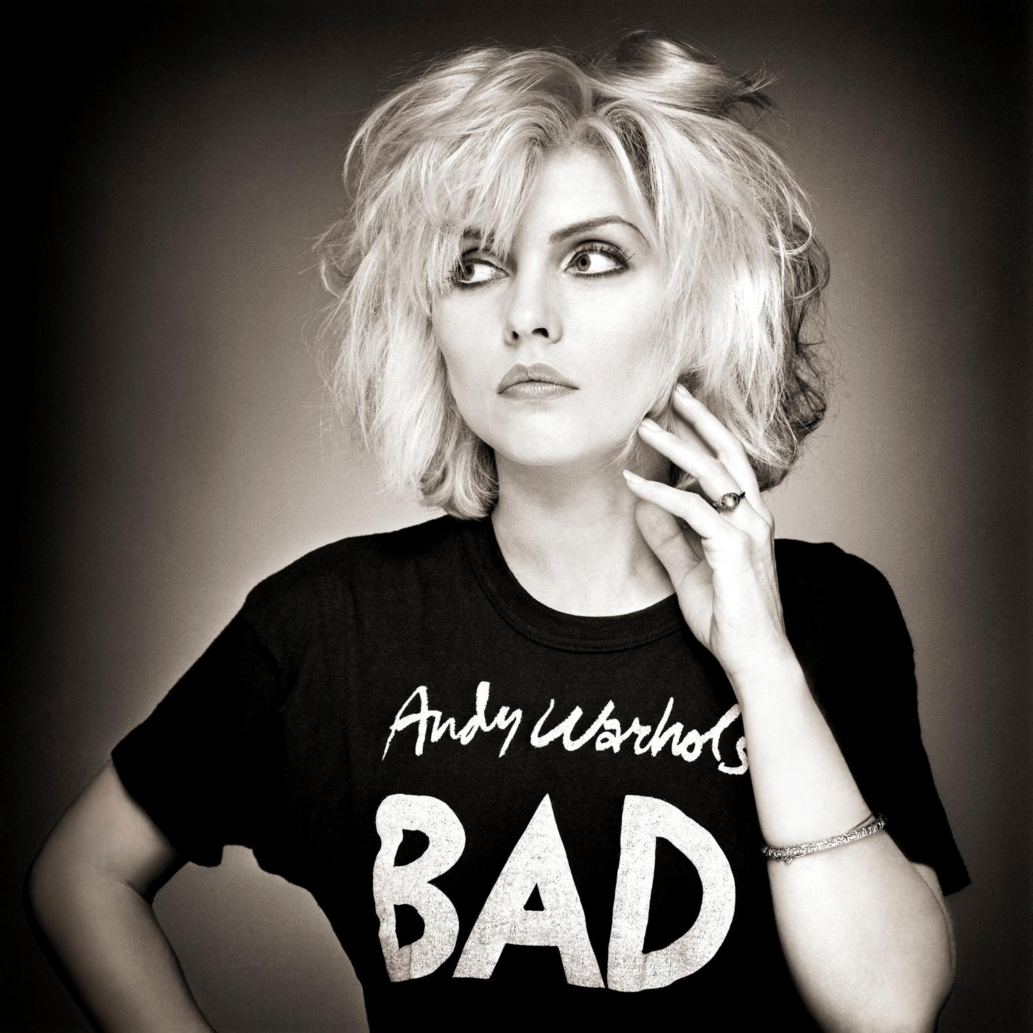 Brian Aris Black and White Photograph - Debbie Harry "Andy Warhols Bad" Blondie