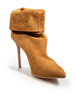 Brian Atwood Bottes en daim Brown Taille IT 41