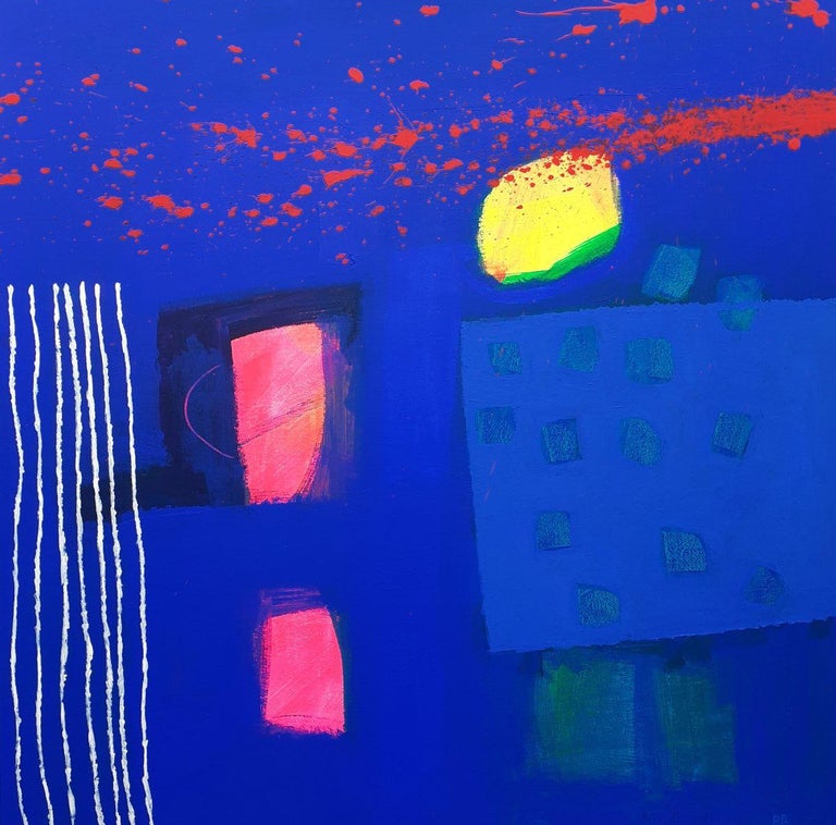 Brian Bartlett In a Time of Plenty contemporary bright blue
