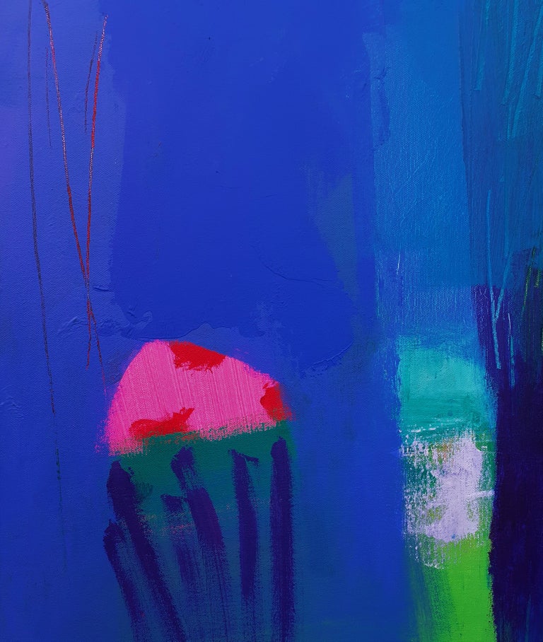 Brian Bartlett Kimmeridge Bay contemporary abstract bright neon