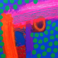 Quo Vardis - Arte contemporanea colorata e astratta: Pittura acrilica su tela