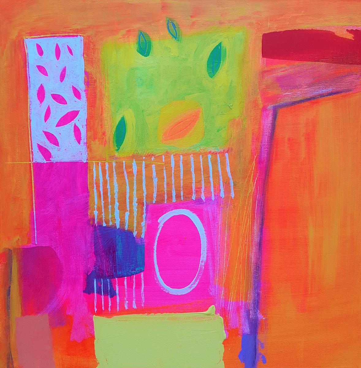 Abstract Painting di Brian Bartlett - Bacio d'estate (Nicosia)