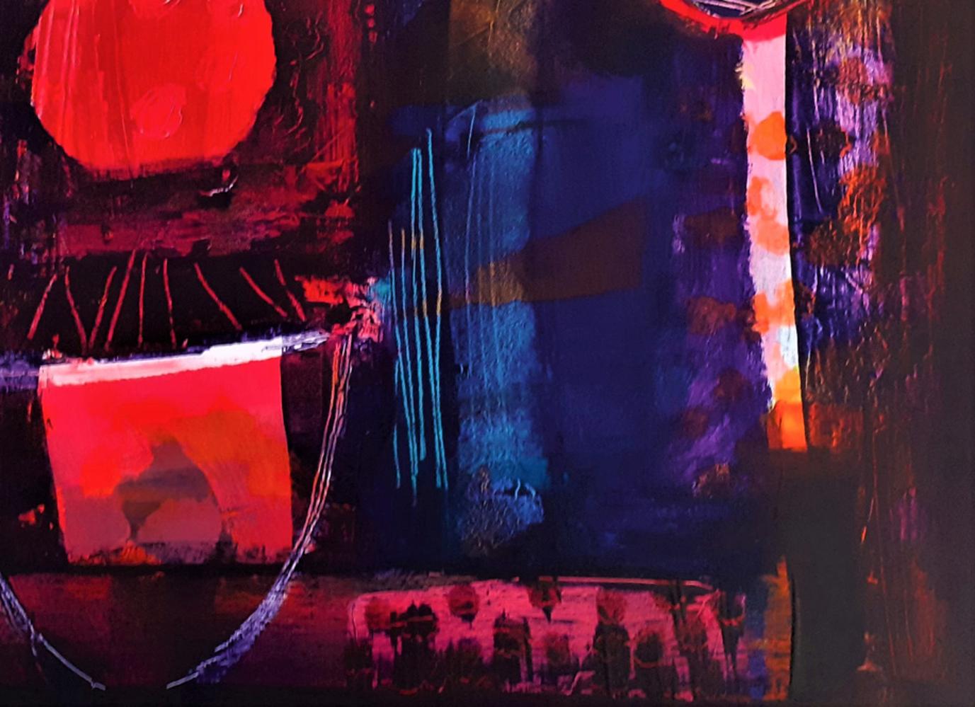 Hacia Corton - Arte Abstracto Contemporáneo: Acrílico sobre lienzo - Painting de Brian Bartlett