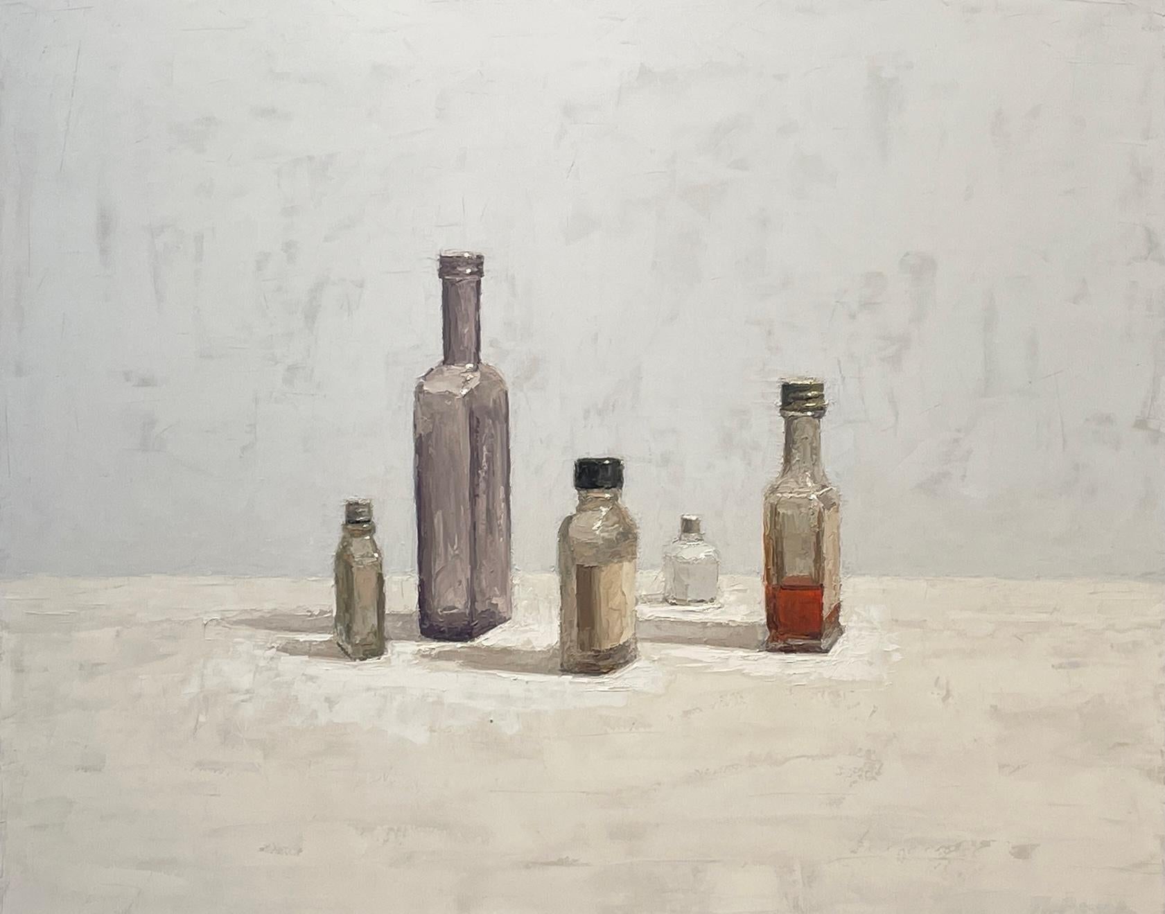 Still-Life Painting di Brian Blackham - Quattro coperchi