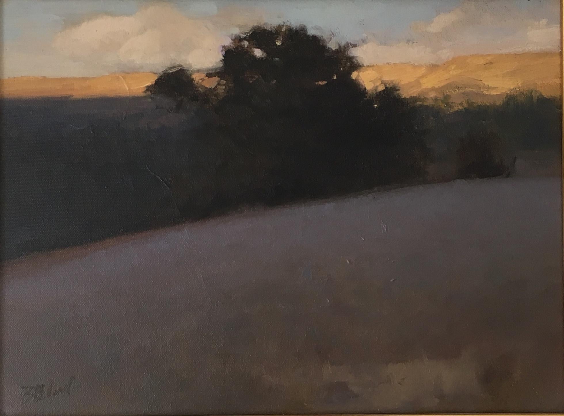 Morning Mist, 2001 Plein Air California Impressionist Landscape Painting 1