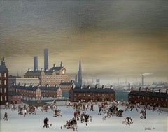 Industrial Scene - Oil Painting by BRAAQ