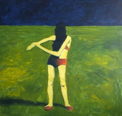Higgs Field 5, figurative oil painting on canvas