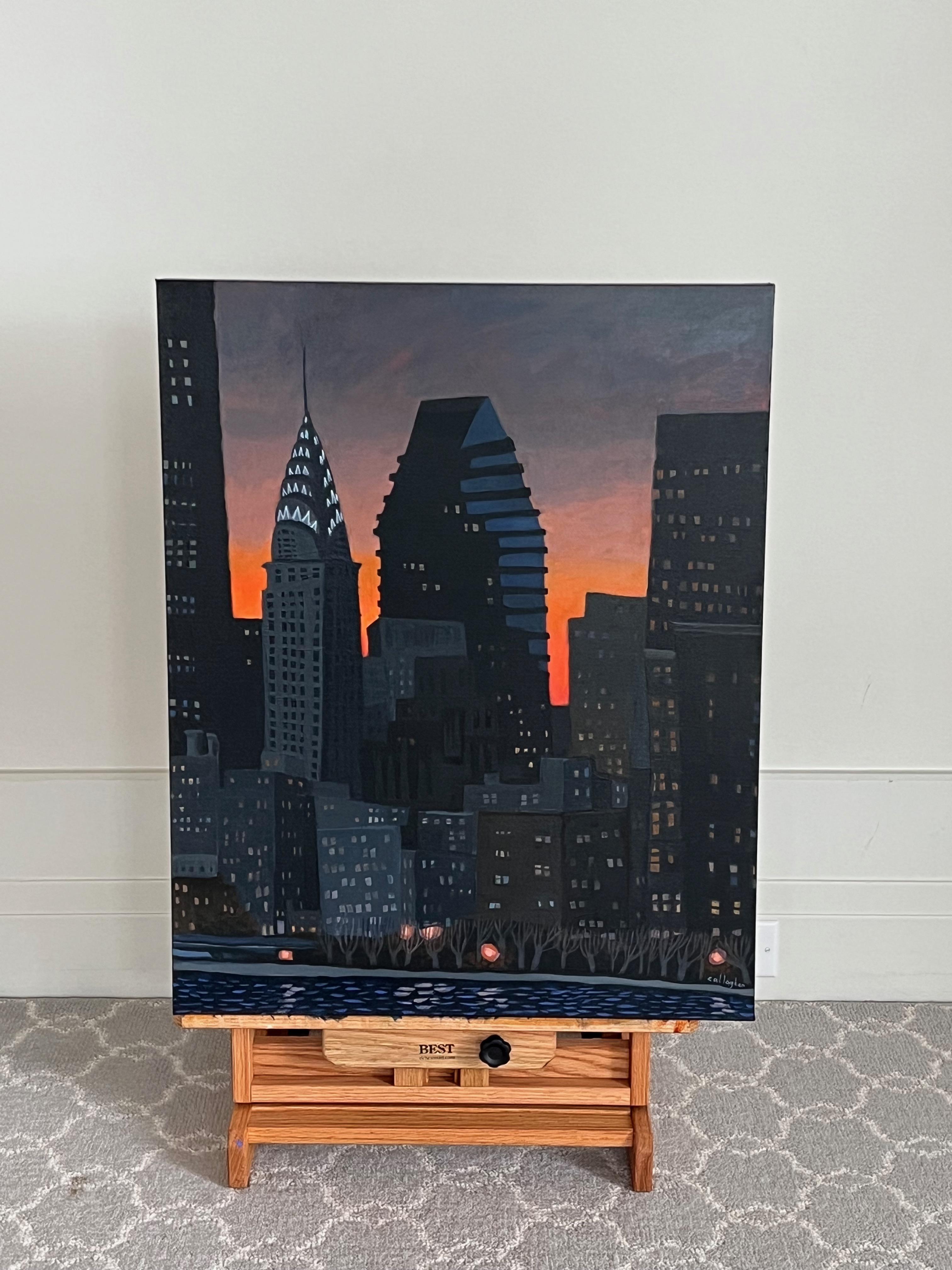 easy city painting