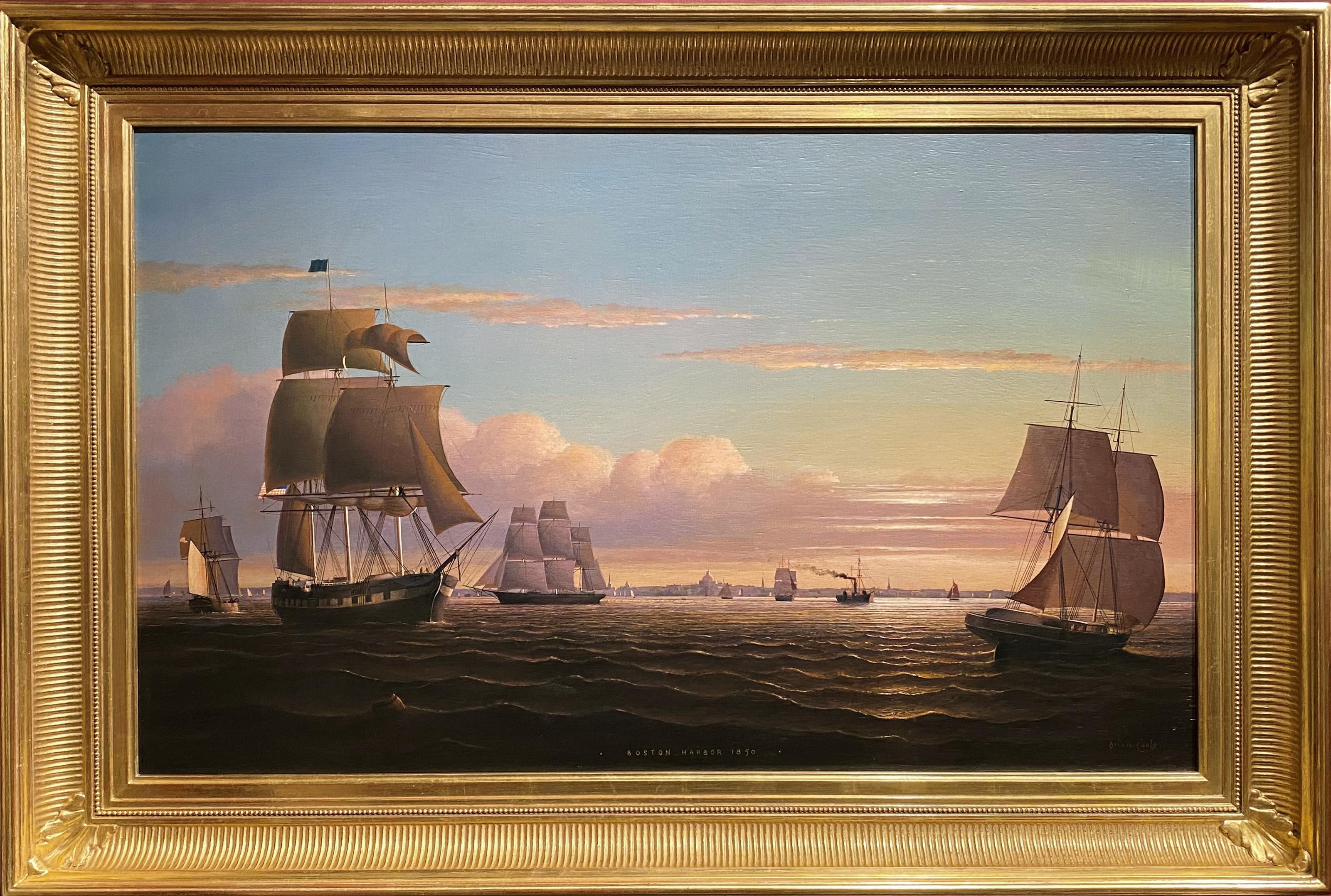 Boston Harbor 1850 - Art by Brian Coole