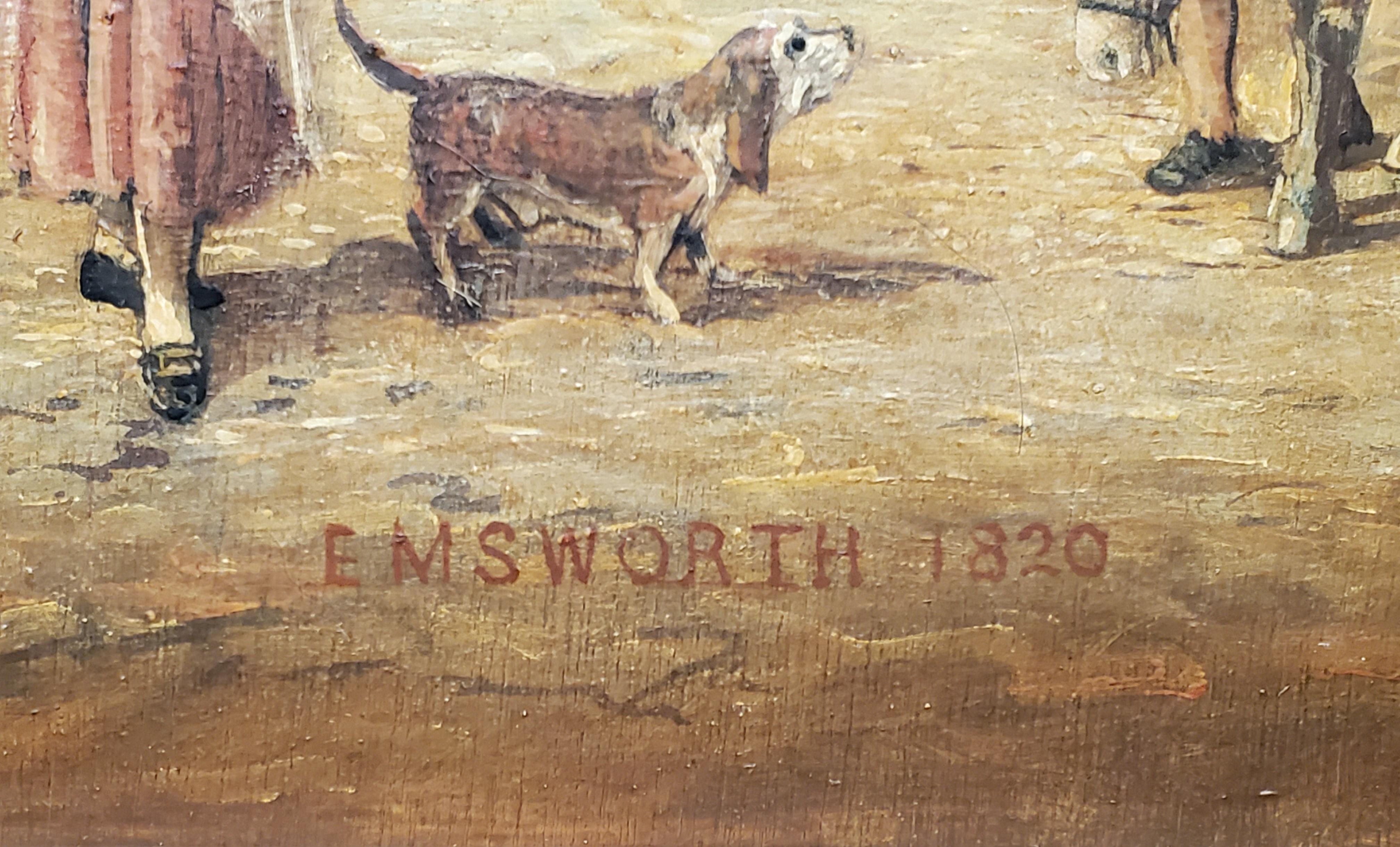 Emsworth Town Square:: Genregemälde von Brian Coole 9