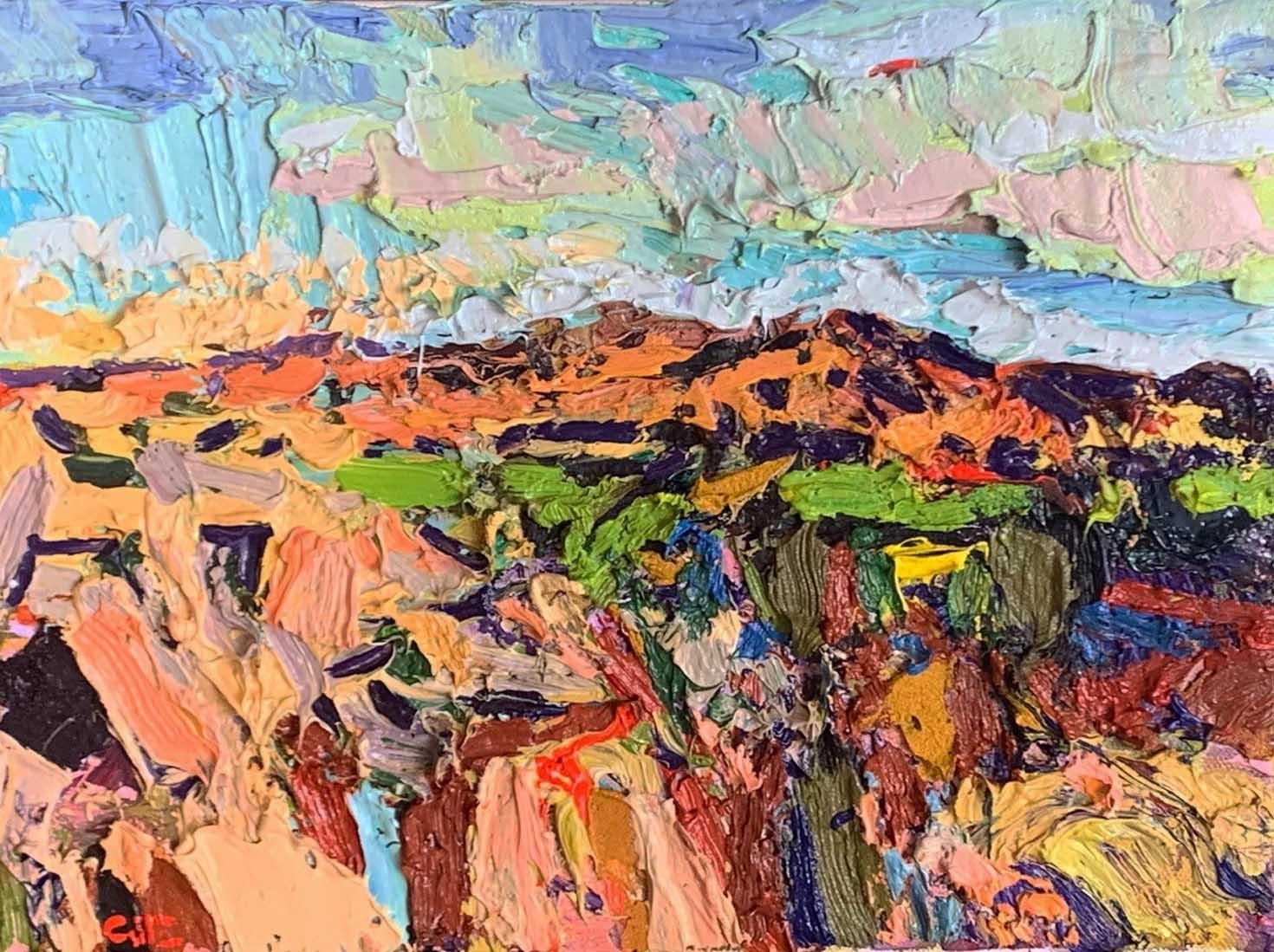 Brian Cote Landscape Painting - Desert Palette