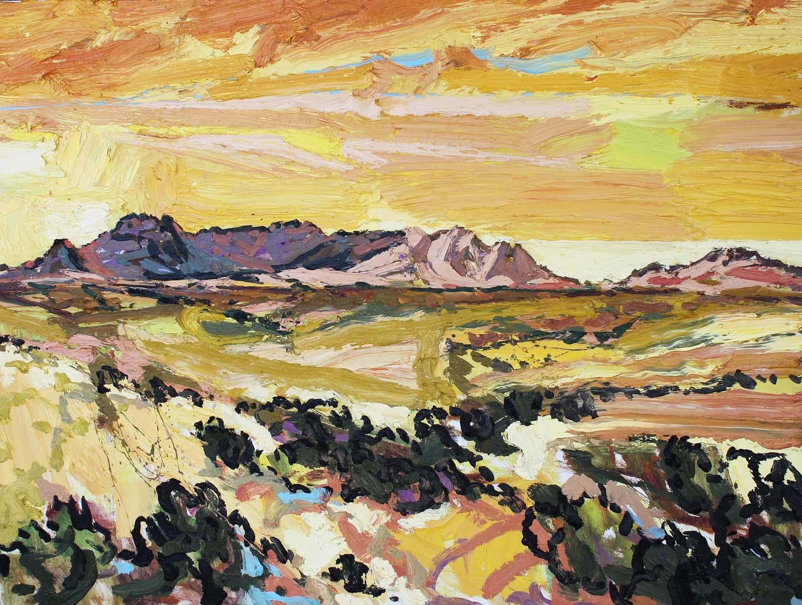Landscape Painting Brian Cote - Début novembre