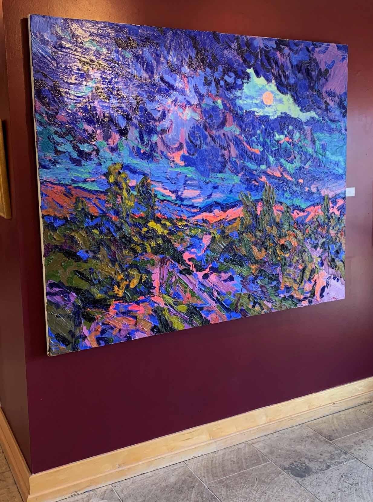 One of the emerging talents of abstract impressionism in the Southwest. 