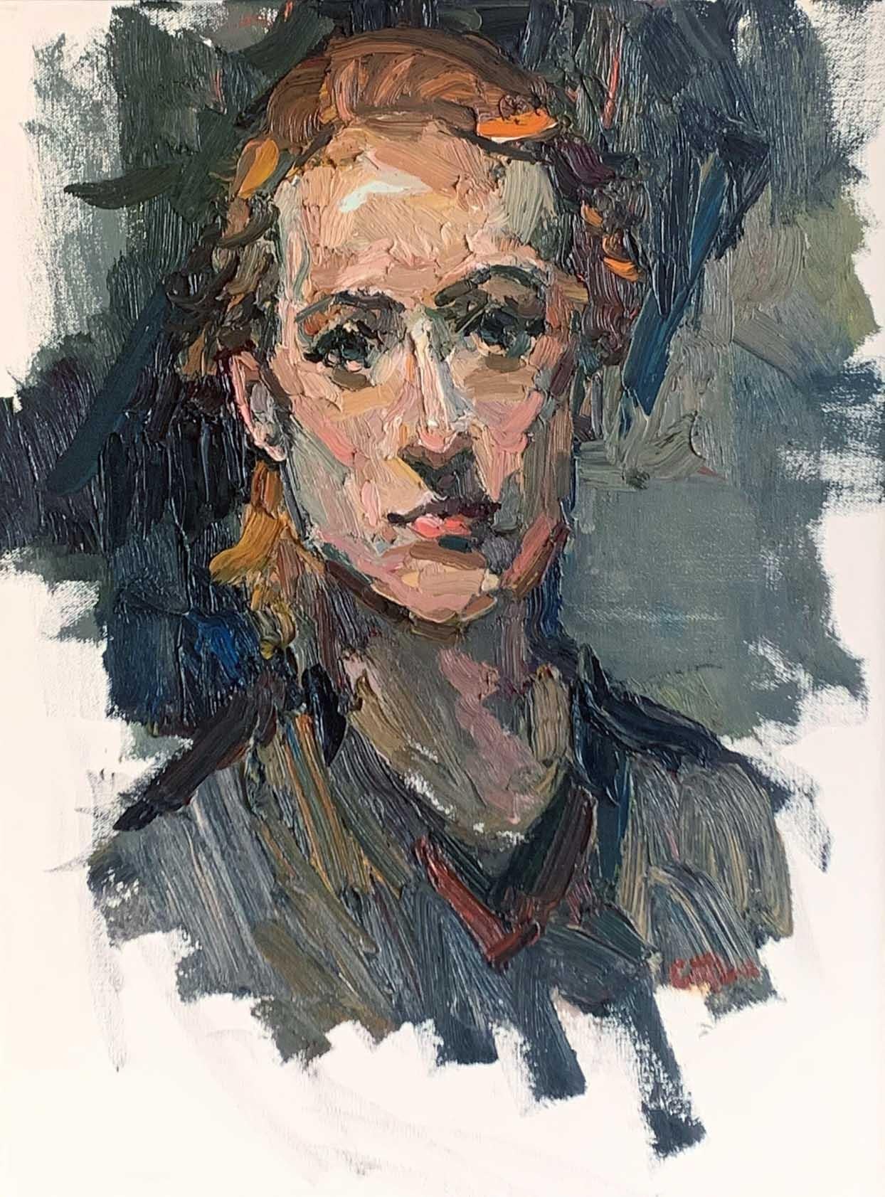 Brian Cote Portrait Painting - Rebecca