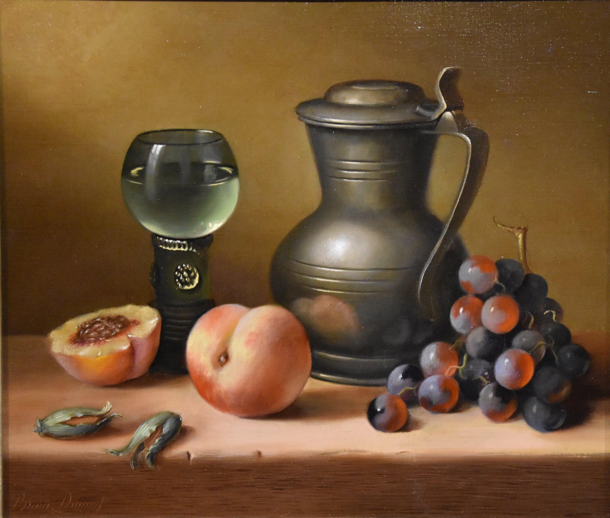 Coppia di dipinti ad olio di Brian Davies 