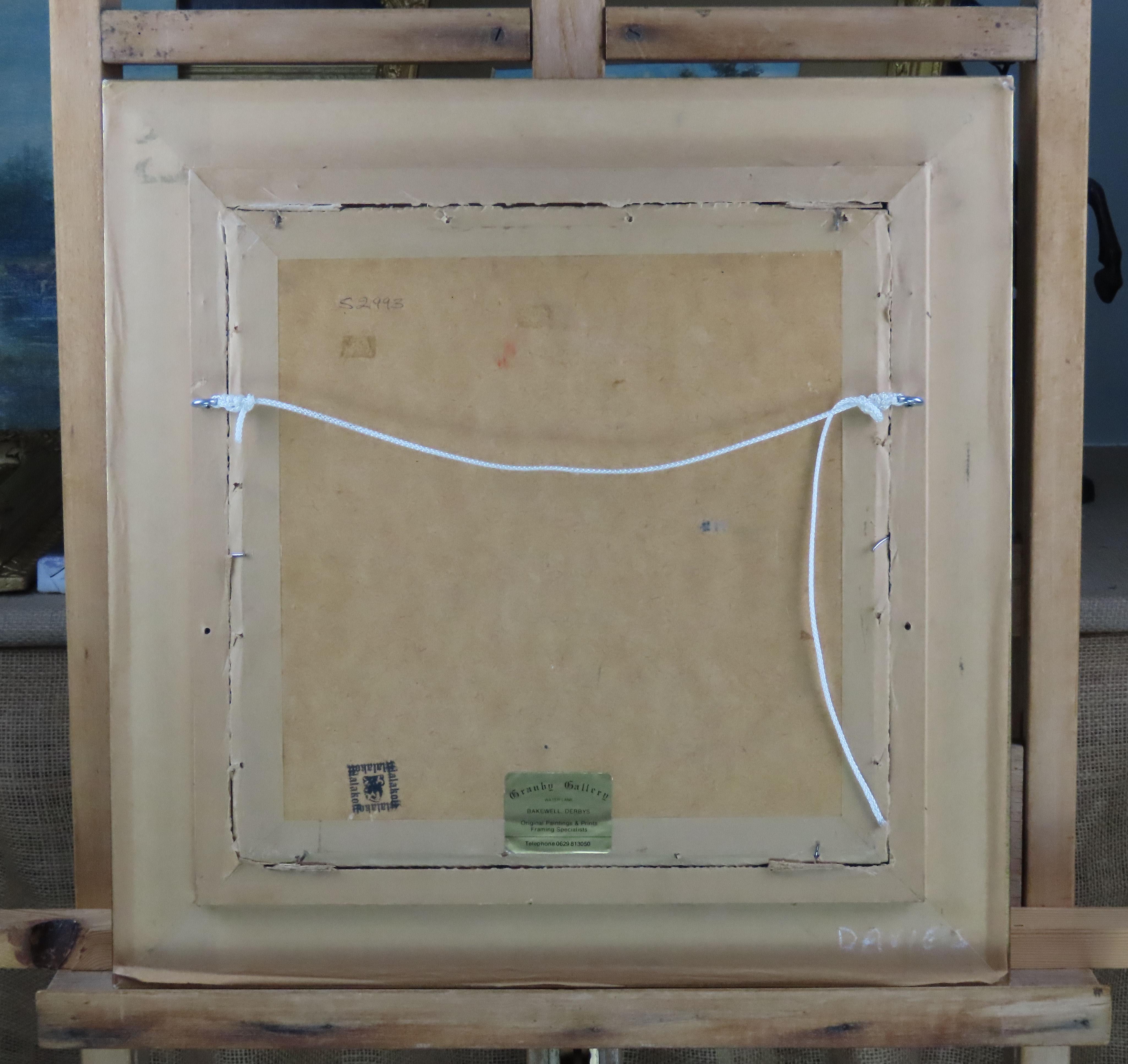 Ölgemälde auf Leinwand, BRIAN DAVIES, „Früchte und Glas“, BRIAN DAVIES im Angebot 3