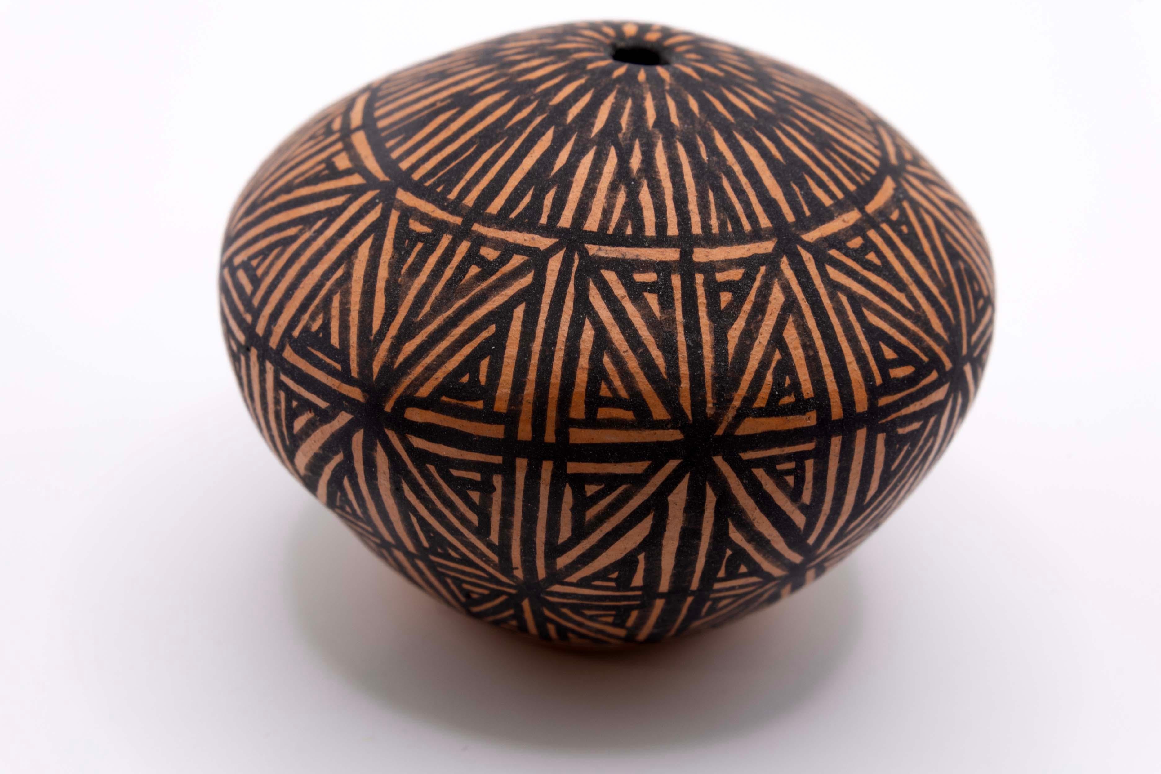 Brian DeLorme Acoma Pueblo New Mexico Fired Earthenware Pottery Signed 5