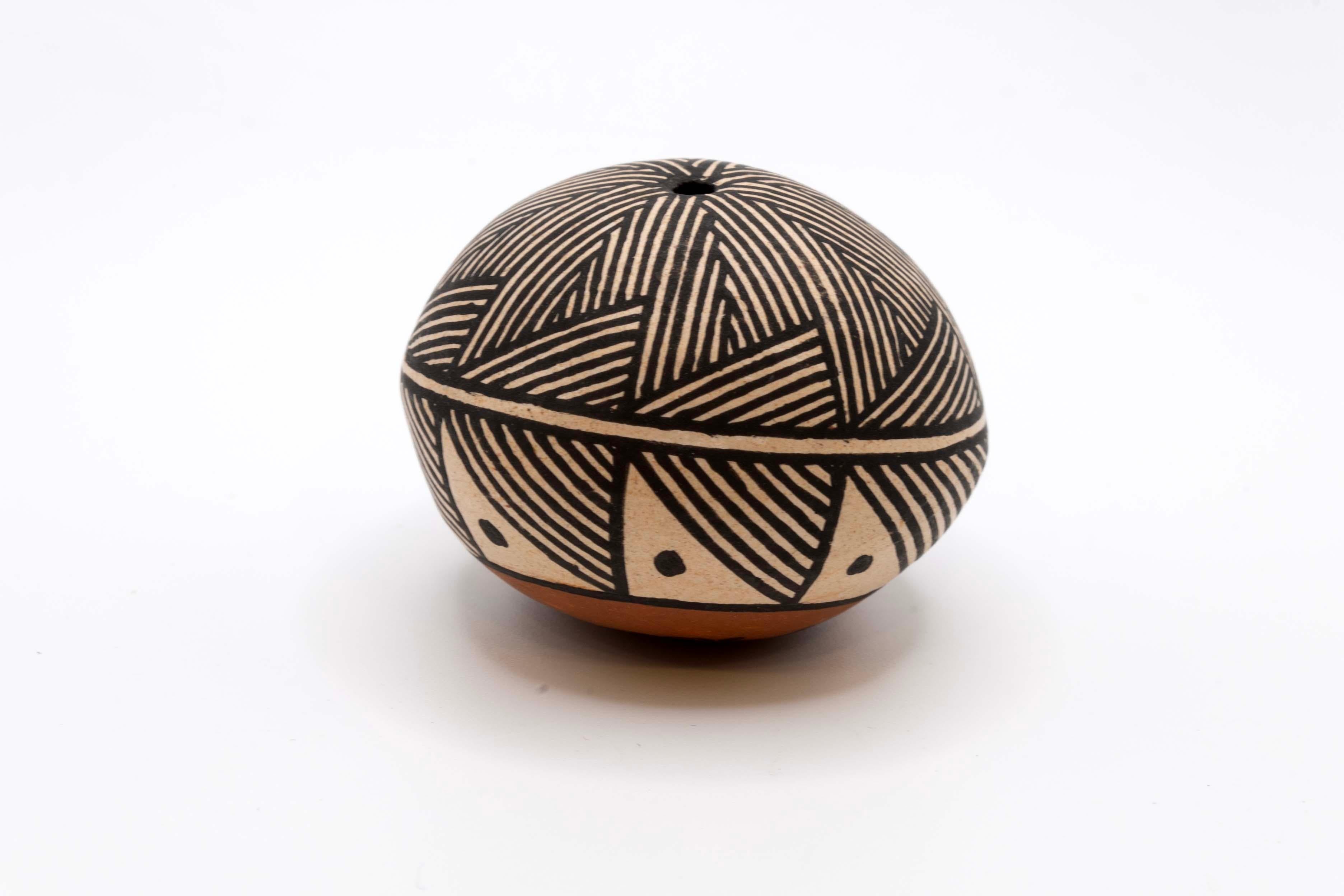 Brian DeLorme Acoma Pueblo New Mexico Fired Earthenware Pottery Signed 2