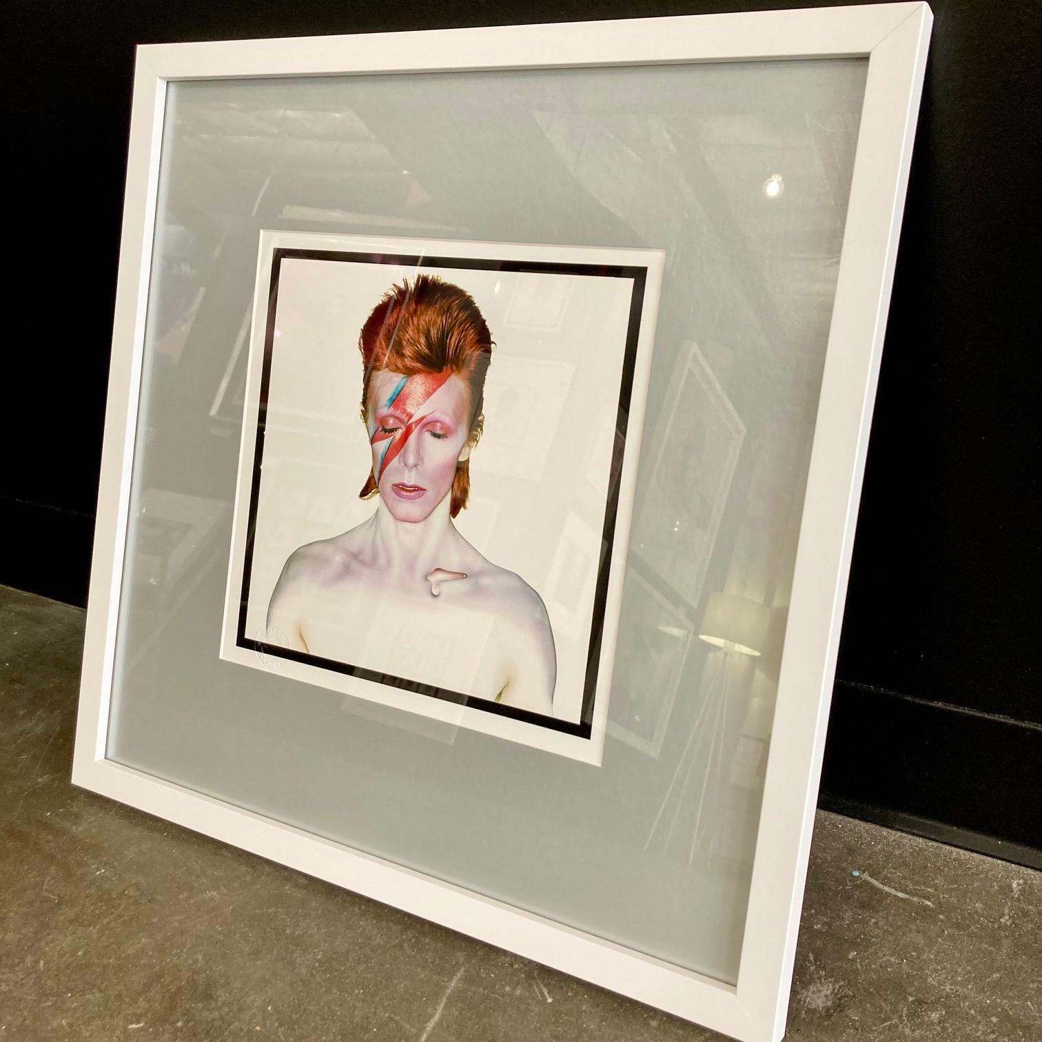 David Bowie Aladdin Sane by Brian Duffy framed For Sale 2