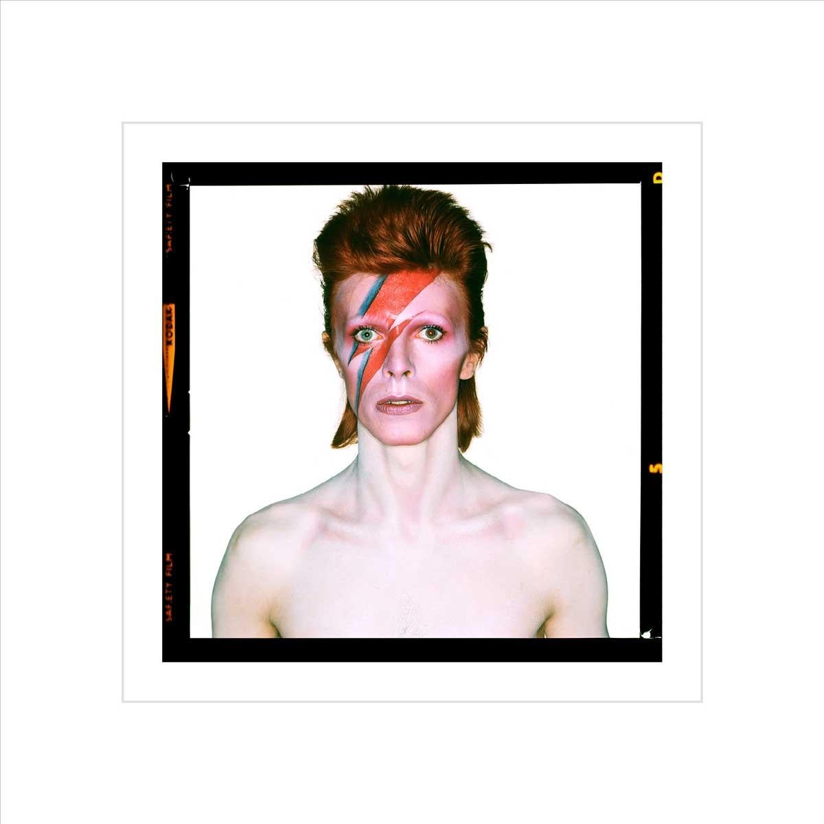 David Bowie, Aladdin Sane Eyes Open, 1973. Duffy Archive.