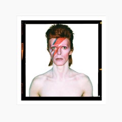 David Bowie Aladdin Sane Eyes Open by Brian Duffy