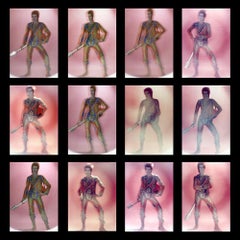 David Bowie Ziggy Stardust, foglio a contatto di Duffy. Edizione limitata in grande formato