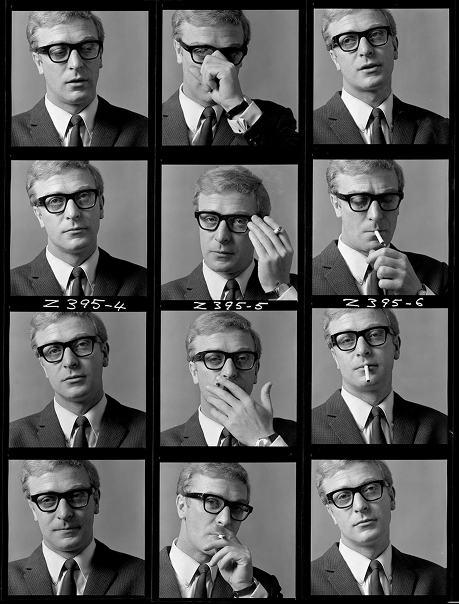 Brian Duffy Color Photograph - Michael Caine 1964 Contact Sheet