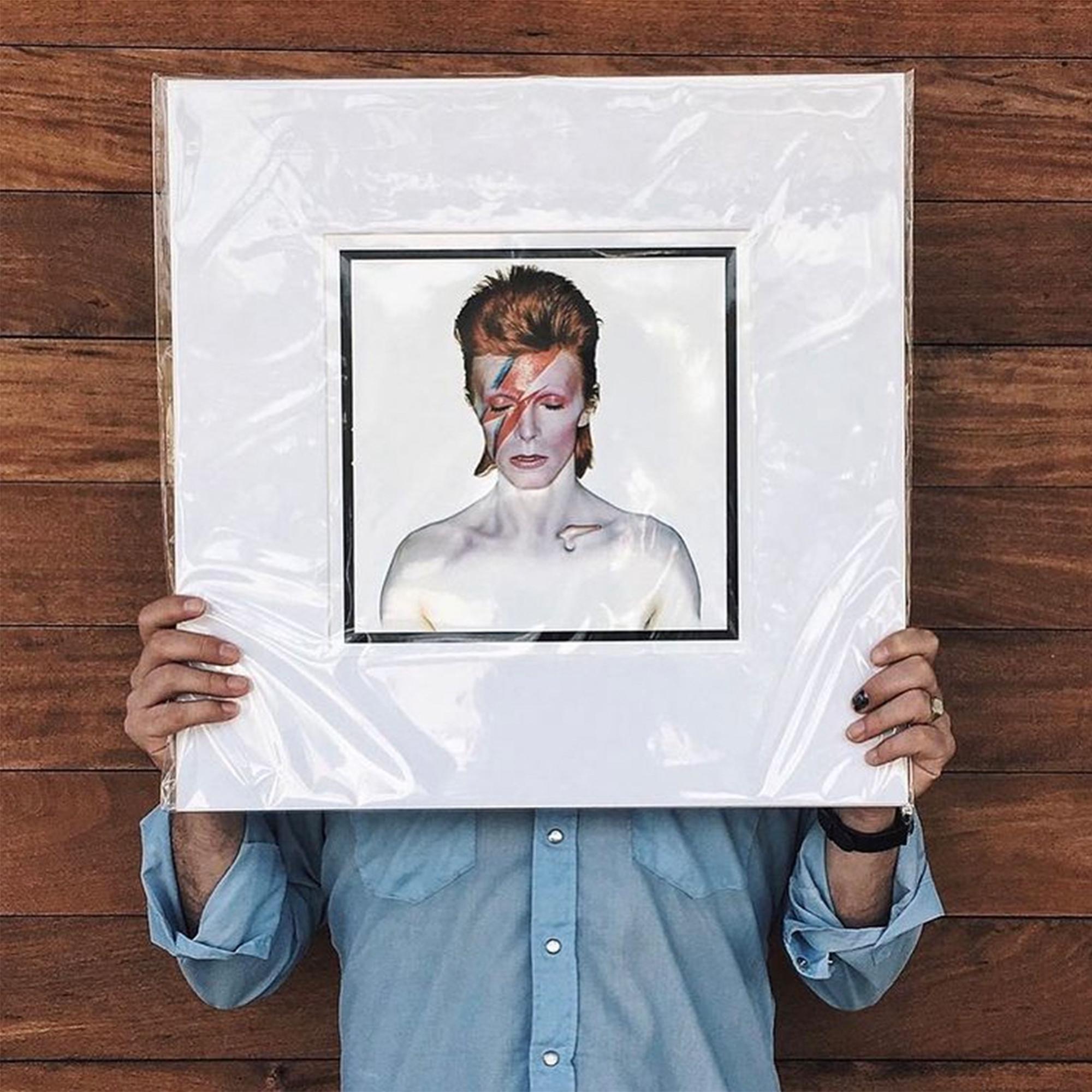 Set of 2 David Bowie Aladdin Sane album cover prints 