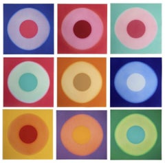 Acqueforti (set di 9) di Brian Eno, 2023, Acquaforte su Somerset Velvet 400gsm