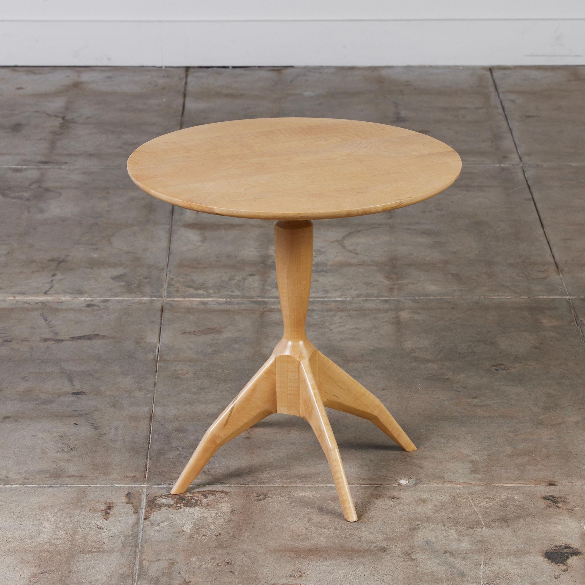 Maple Brian Ferris Studio Sculptural Side Table For Sale