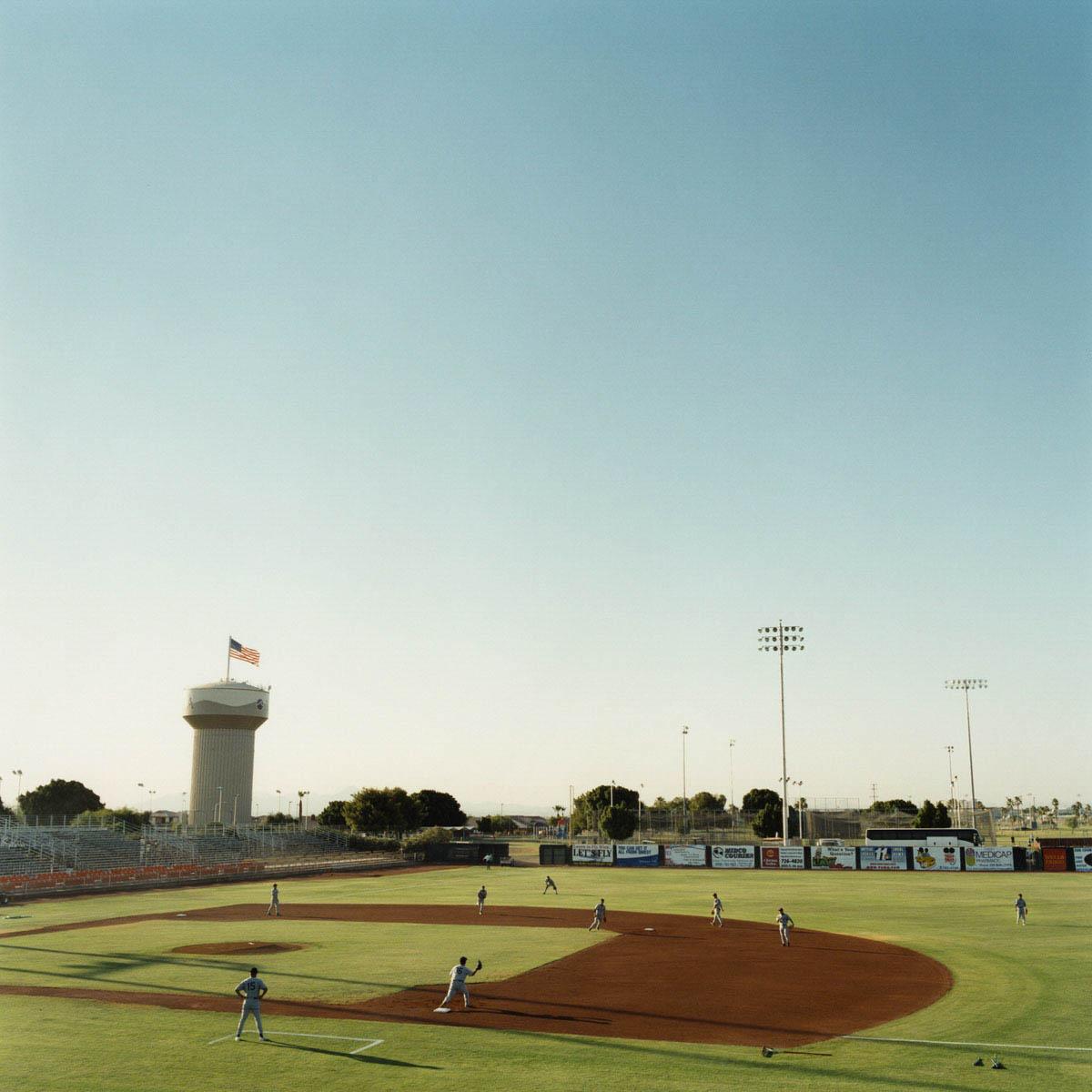 Brian Finke Landscape Photograph - Untitled (Samurai Bears no. 1)