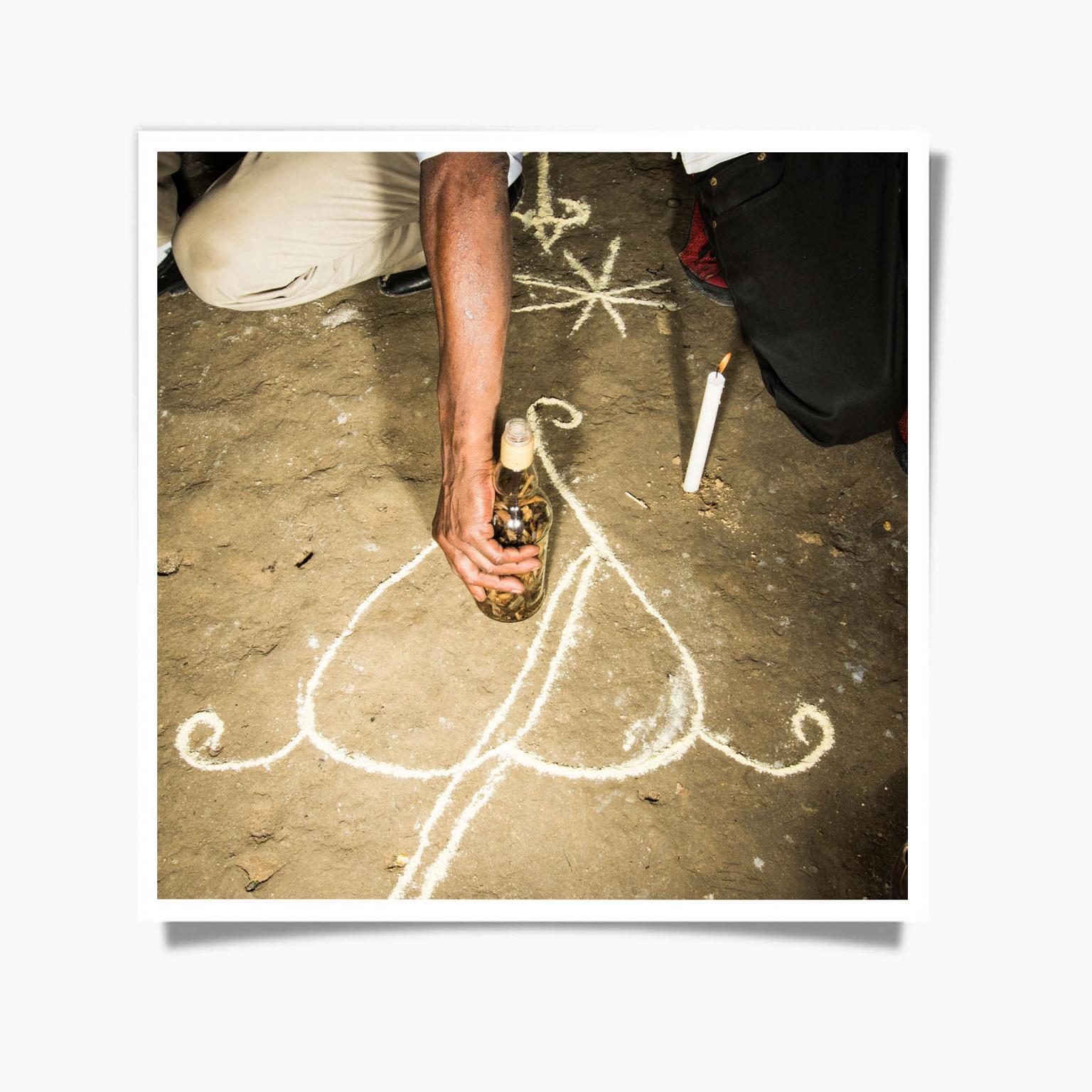 Untitled (Voodoo Ceremony, Haiti no. 12) - Photograph by Brian Finke