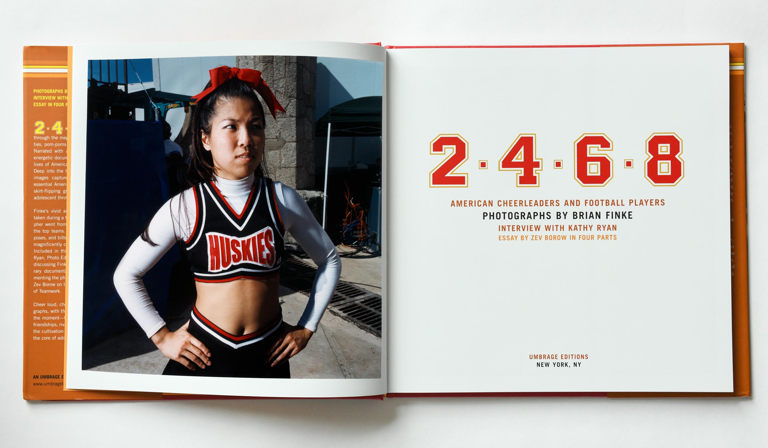 2.4.6.8: American Cheerleaders & Football Players, monograph  - Photograph by Brian Finke