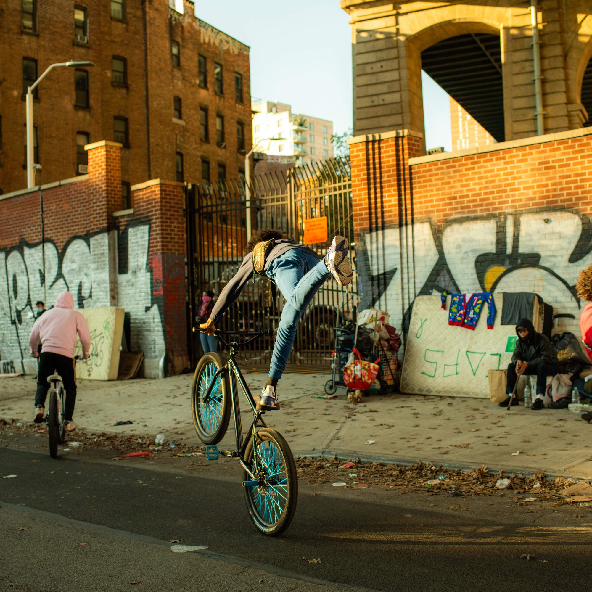 Brian Finke Color Photograph - Untitled (Bike Life)